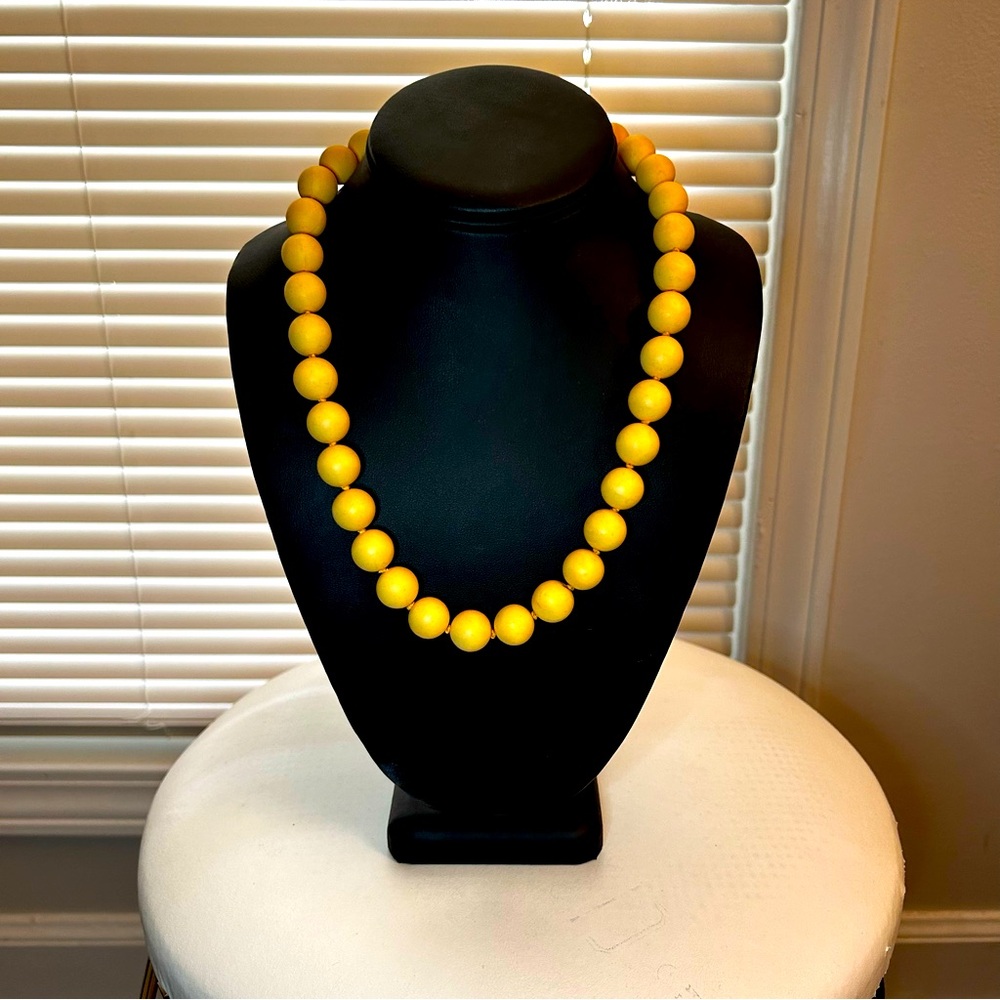 Vintage Yellow Necklace